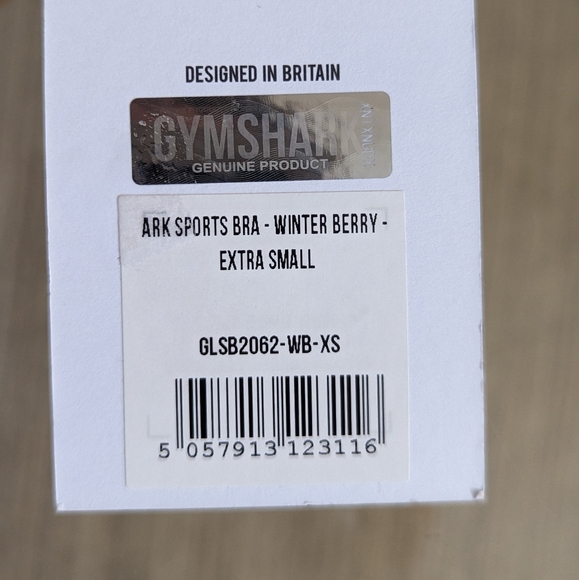Gymshark Ark Sports Bra - Winter Berry - Picture 4 of 4